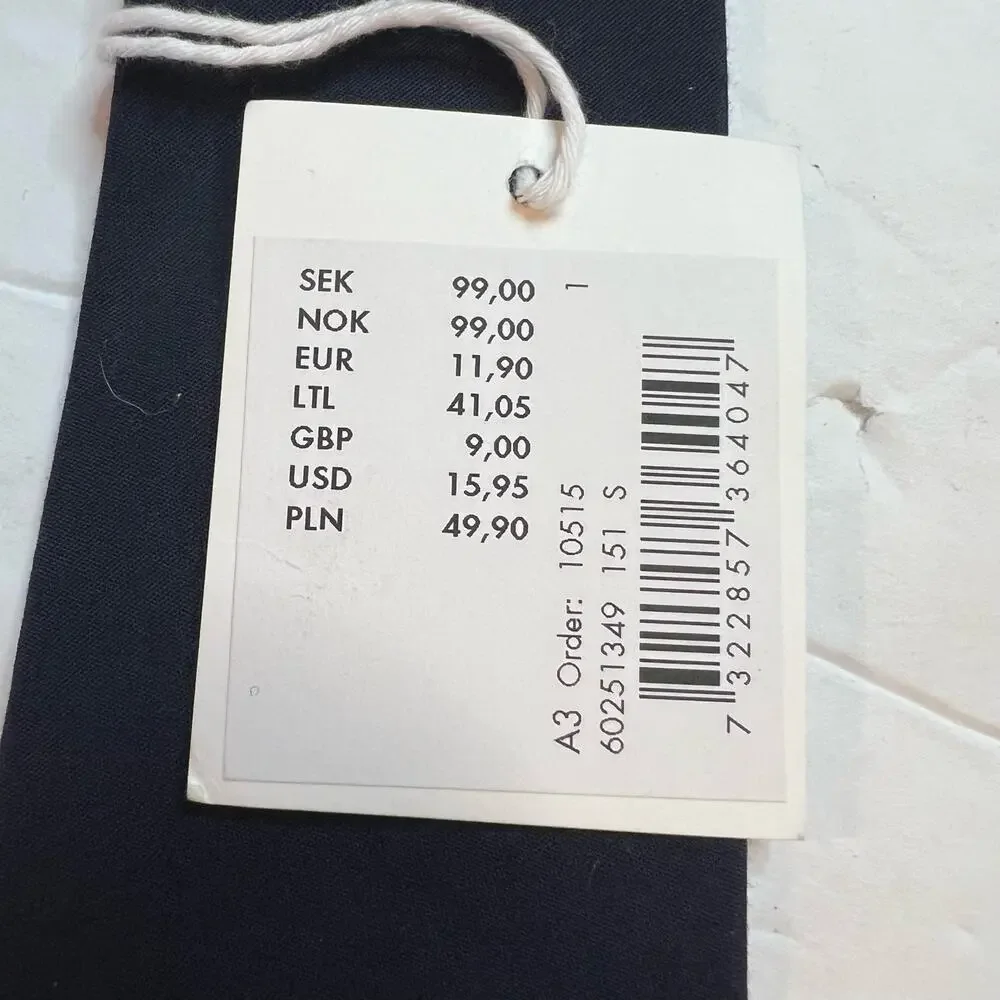 Polarn O Pyret Kids‎ Solid Blue Necktie New with tags